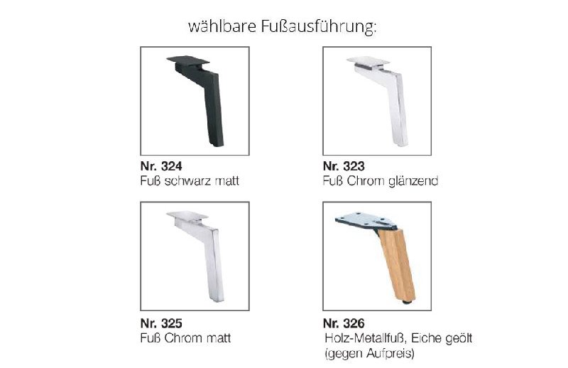 Fußausführung