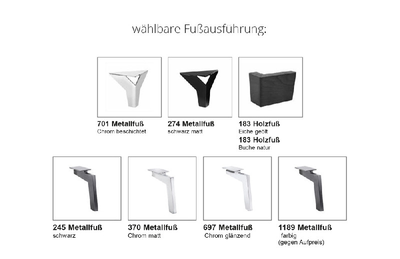 Fußausführung