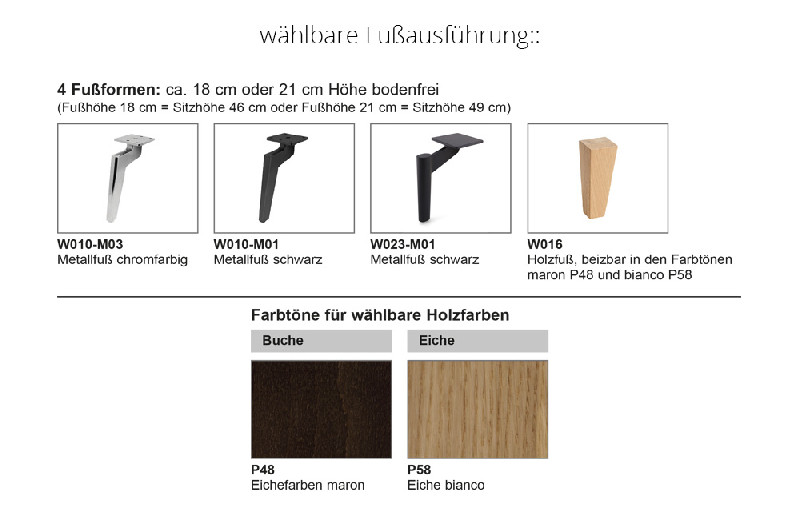 Fußausführung