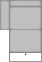 Canape XL gerade links