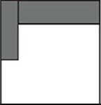 Longchair groß short links