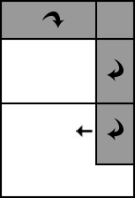 Eckelement und 1-Sitzer groß mit Abschlussteil rechts