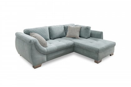 Flora von Benformato - Ecksofa Variante rechts aqua