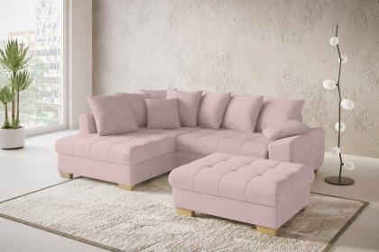 Nikita II von Nova Via - Ecksofa links flamingo