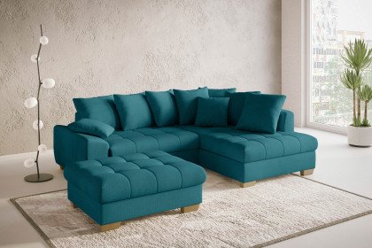 Nikita II von Nova Via - Polstersofa rechts petrol