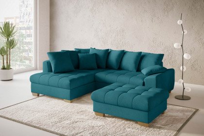 Nikita II von Nova Via - Polstersofa links petrol