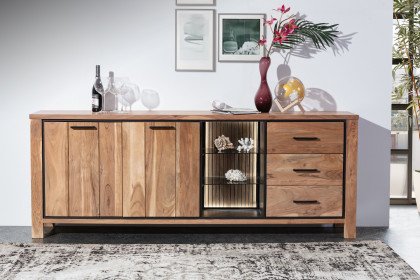Akazio von GUTMANN - Sideboard 71234 Akazie/ schwarz
