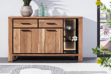 Akazio von GUTMANN - Sideboard 70321 Akazie/ schwarz