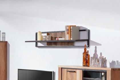 Akazio von GUTMANN - Wandregal 71226 Akazie/ schwarz