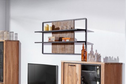 Akazio von GUTMANN - Wandregal 71227 Akazie/ schwarz