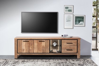 Akazio von GUTMANN - Lowboard 70318 Akazie/ schwarz