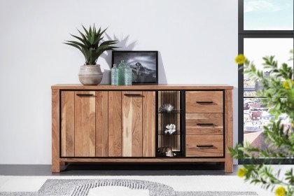 Akazio von GUTMANN - Sideboard 70320 Akazie/ schwarz