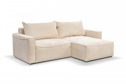 Lilly-LE25 von BENIX - Ecksofa rechts cream