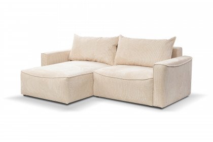 Lilly-LE25 von BENIX - Ecksofa links cream