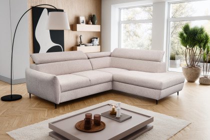 Othello von BENIX - Ecksofa rechts beige
