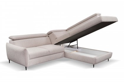 Othello von BENIX - Ecksofa rechts beige