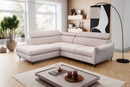 Othello von BENIX - Ecksofa links beige