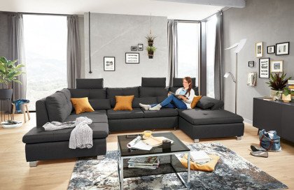 Madeira von BENIX - Sofalandschaft links anthrazit