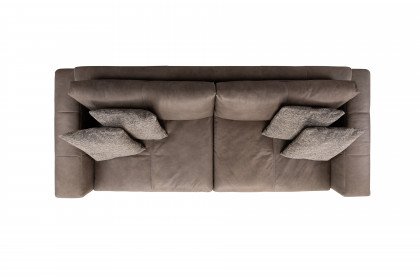 Parma von designwerk - Ledersofa stone