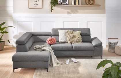 Lonigo von BENIX - Polstergarnitur links grau