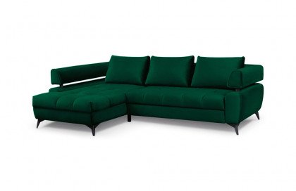 Paris-LE25 von BENIX - Ecksofa Variante links grün