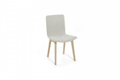 #811 Dining Chair von Skovby - Stuhl mit sandfarbenem Bezug