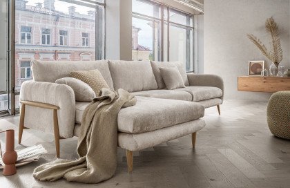 Apulia von Primavera Furniture - Polsterecke links ivory