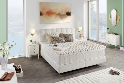 Maura von GUTMANN - Boxspringbett 180 x 200 weiß