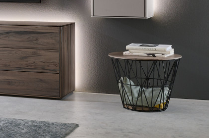 Naturstücke von Hartmann - Couchtisch Altholzbuche Uyaa/ Metall anthrazit