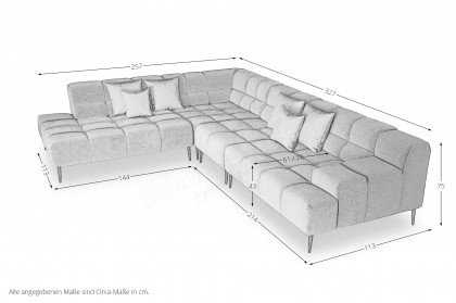 Liam von designwerk - Polsterecke links horizon