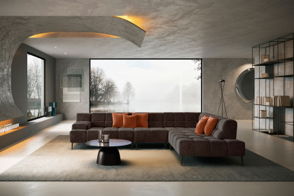 Liam von designwerk - Eckcouch rechts bison