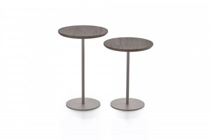 Naturstücke von Hartmann - Beistelltisch Altholzbuche Uyaa/ Metall