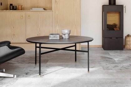 #243 Coffee Table von Skovby - Couchtisch mit runder Keramikplatte