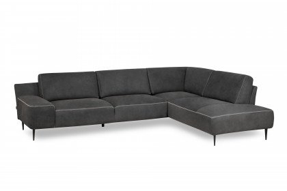 Forma-LE25 von designwerk - Ledersofa rechts black