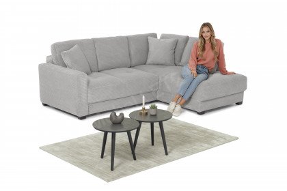 Pierre de Luxe von Nova Via - Polsterecke rechts warm-grey