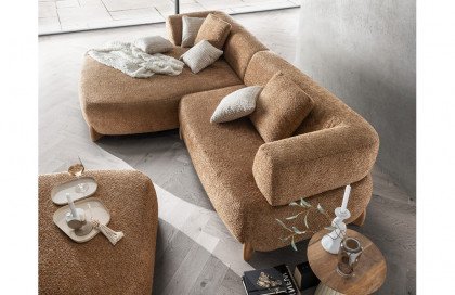 Eder von Primavera Furniture - Polsterecke links cognac