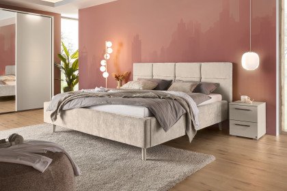 Cary von set one by Musterring - Polsterbett 180 in Beige
