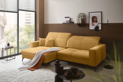 Jersey von set one by Musterring - Polsterecke links mustard