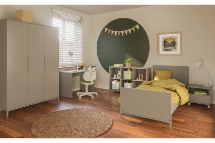 Brother Stu von YUNY by Paidi - Schrank 3-türig & Jugendbett taupe