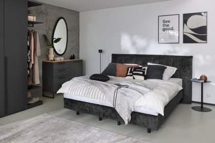 Eforma von Musterring - Boxspringbett KT9 schwarz