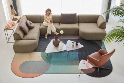 Rozan von bert plantagie - Polstersofa links brown