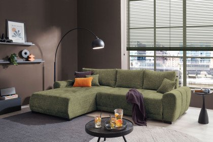 Bellingen von ED-Lifestyle - Ecksofa links winter moss