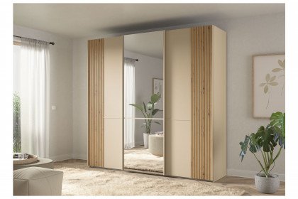 MR Isabelle von Musterring - Schwebetürenschrank champagner - Eiche