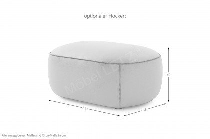 Nivti von Pode - Einzelsofa beige