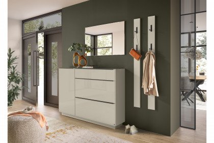 Reno-Foyer von set one by Musterring - Garderobe in Glas Kaschmir