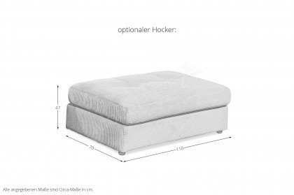 Jasper von ED-Lifestyle - Bigsofa winter moss