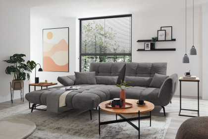 Malibu-LE26 von set one by Musterring - Polstersofa links anthrazit