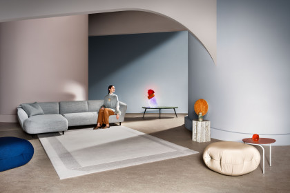 Turia von Pode - Designersofa Ausführung links light-grey