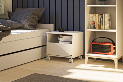 Cutie-Lea von YUNY by Paidi - Rollcontainer/ Nachtschrank off-white