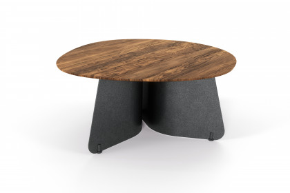 Maona von Bretz - Couchtisch amerikanischer Nussbaum/ black onyx